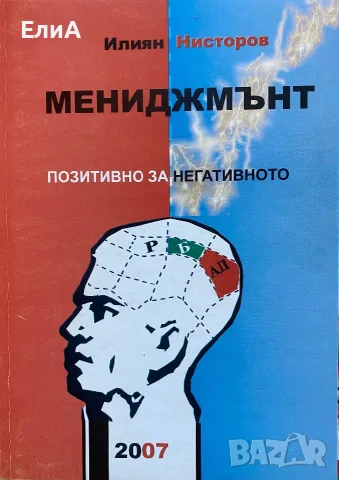 Мениджмънт - Позитивно За Негативното - Илиян Нисторов - ИЗКЛЮЧИТЕЛНО РЯДКА КНИГА!