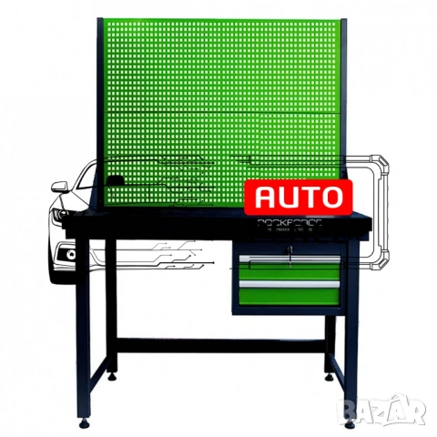 Индустриална работна маса с чекмеджета ROCKFORCE