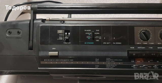 Aiwa CSD-XL25Z стерео радиокасетофон със CD плейър , снимка 3 - Радиокасетофони, транзистори - 54289802