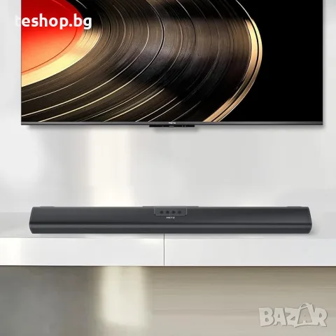 Саундбар Metz 2.0, 60W, USB, HDMI, AUX, оптичен, черен