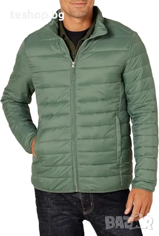 Мъжко яке Amazon Essentials XXL зелено водоотблъскващо, снимка 3 - Якета - 55426854