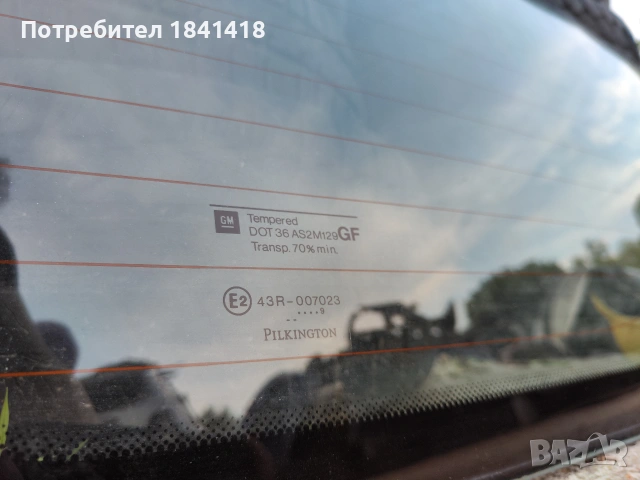 Задно стъкло Астра Г комби, снимка 3 - Части - 55010260