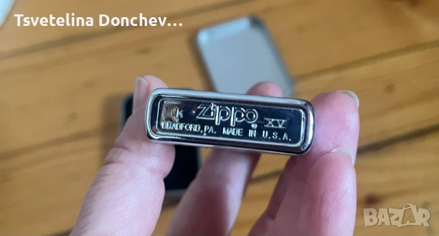 Оригинална Zippo запалка със SFOR инсигния – колекционерска, снимка 7 - Запалки - 54131436