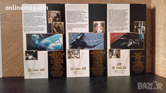 Видеокасети " ЧЕТИРИЛОГИЯ STAR WARS  " БГ субтитри  VHS, снимка 2 - Други жанрове - 54730018