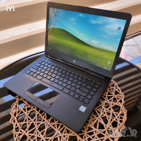 лаптоп HP 14" IPS 4 x 2.3GHz/8GB/256SSD, снимка 2 - Лаптопи за работа - 55083463
