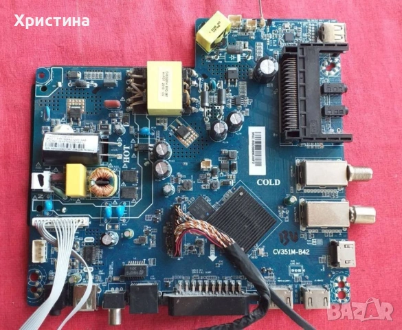 XIAOMI L32M6-6AEU Main board TPD.NT72563.PB781 3NT725B2;AXEN AX40DAL13/0216;CROWN 40MA110S, снимка 16 - Части и Платки - 54001920