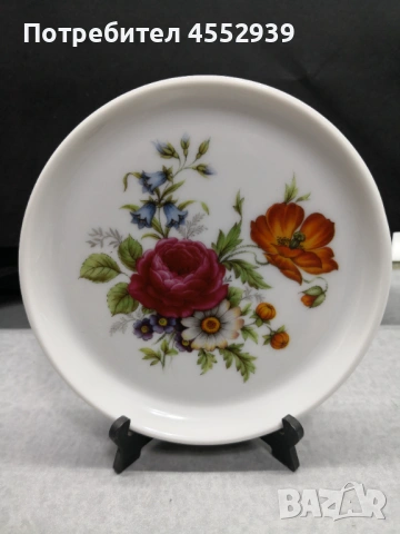 Винтидж порцеланови чинийки декоратияни, снимка 4 - Чинии - 54001628