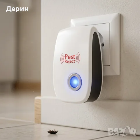 Ултразвуков репелент Pest Reject – Ефективна защита от гризачи и насекоми без химикали, снимка 4 - Други стоки за дома - 55359256