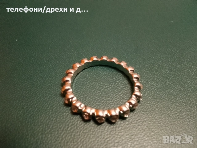 3 сребристи дамски пръстена (вътрешен диаметър 17 мм), снимка 7 - Пръстени - 54776506