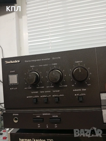 Усилвател TECHNICS SU-V7X, снимка 3 - Ресийвъри, усилватели, смесителни пултове - 54797107
