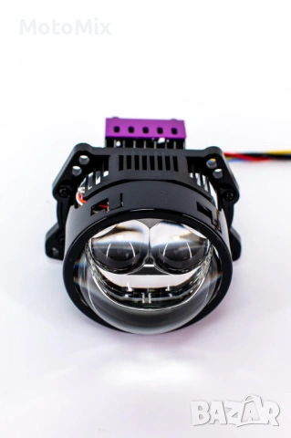 LED Лупи за вграждане с лазер 3.0 инча 75W 10000LM 2 бр к-т къси и дълги, снимка 3 - Аксесоари и консумативи - 54406861