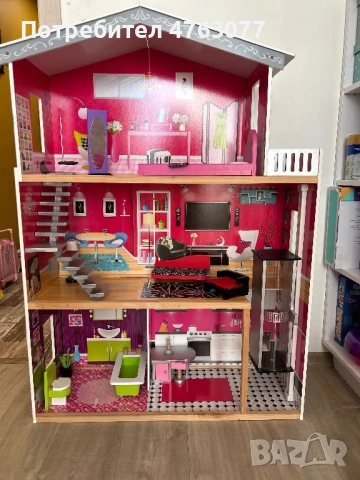 Къща и кола за Барби кукли, снимка 3 - Кукли - 54180325