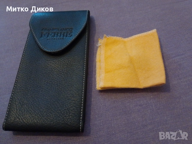 Калъвче за очила естествена кожа Джанкарло Ферре , снимка 3 - Слънчеви и диоптрични очила - 54809625