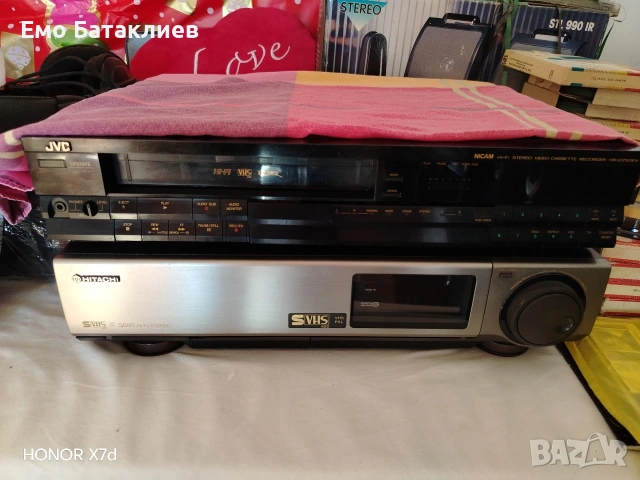Jvc Stereo video Hi fi. , снимка 2 - Плейъри, домашно кино, прожектори - 55075148