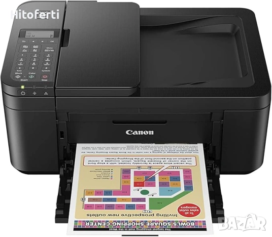 Многофункционален мастиленоструен принтер Canon TR4550 - черен, снимка 3 - Принтери, копири, скенери - 55117264