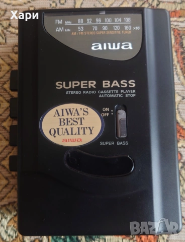 Walkman AIWA Super bass с радио