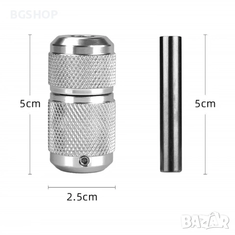 Ръкохватка за татуиране - Silver Tattoo handle Grips, снимка 7 - Друго оборудване - 54944000