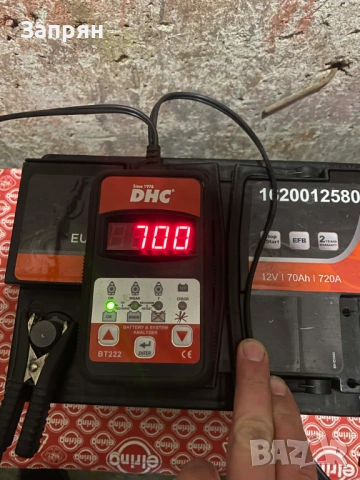 Aкумулатор EFB 70 ам/ч 720 А усилен стартов ток, снимка 2 - Части - 54361070