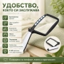 Увеличителна ръчна лупа правоъгълна лед увеличение за четене сгъваема, снимка 5
