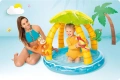 Детски басейн със сенник и надуваеми играчки, басейн Intex, снимка 3