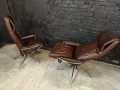 Чифт дизайнерски кожени релакс кресла Stressless Metro, снимка 9