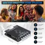 аудио модул Усилвател 2+1 2x220W + 350W субуфер Bluetooth usb TPA3255 чип, снимка 12