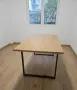 Маса / Бюро JYSK AABENRAA (цвят топъл дъб и черна стомана), снимка 2