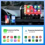 Безжичен адаптер Wireless CarPlay & Android Auto – Plug & Play, Bluetooth 5.0, USB/USB-C, снимка 3
