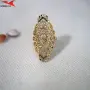 Пръстен с 14К златно покритие 224947, снимка 1