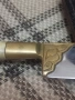 Красив стар майсторски нож с кожена кания., снимка 4