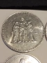Франция 2x 10 франка 2x 50 франка, снимка 3