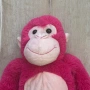 Розова плюшена маймунка с лепящи крака , снимка 5