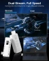 Alxum USB-C безжичен HDMI предавател и приемник, комплект 2 в 1: Plug & Play и AirPlay/Miracast , снимка 7
