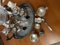 Продавам Посребрен Англйски сервиз за чай пълен комплект с поднос, снимка 18
