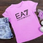 EA7 Armani/ Армани Мъжки, дамки, детски тениски, къс ръкав, памучна фланелка, розово, черно, зелено, снимка 4
