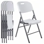 Комплект 2 броя сгъваеми кетъринг столове за градина и събития - удобни и издръжливи, снимка 3