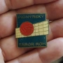 Значка на волейболния отбор на пионерския лагер "ROH" (Революционно синдикално движение). Чехословак, снимка 1