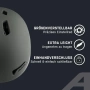 Премиум каска Alpina Haarlem Coffee Grey Matte 57 62 за градско каране - НОВА, снимка 4