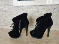 Дамси боти на ток-14см ток,4см платформа, снимка 4