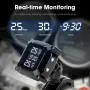 Jansite TPMS Система за следене на налягането в гумите за мотоциклети с LCD дисплей и сензори НОВО, снимка 2