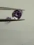Лот естествени аметисти 3.40 ct – 3 броя, кръгъл брилянтен шлиф, отличен блясък, снимка 11