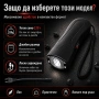 Джобен мощен електрошок кучегон за защита LED фенер за самоотбрана охрана самозащита акумулаторен, снимка 5