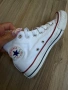Оригинални чисто бели високи Кецове Converse ! 36 н, снимка 2