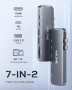 ABLEWE адаптер за MacBook, USB C хъб, 7 в 2, снимка 3