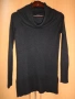 Черен пуловер DKNY Donna Karan с яка. микс от вълна и ангора, размер S , снимка 4