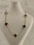Златно колие в стил Van Cleef Детелини, снимка 2