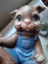 Фигура от ръчно рисувана керамика , снимка 3