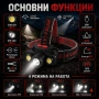 Евтин акумулаторен LED челник фенер за глава USB зареждане 18650 zoom регулиране на светлината, снимка 2