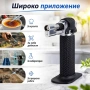 Нова газова горелка за топене Jet Torch до 1300C кухненска сладкарска крем брюле запояване разтапяне, снимка 2