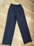 ZARA Xs размер тъмносин панталон със широки крачоли , снимка 5